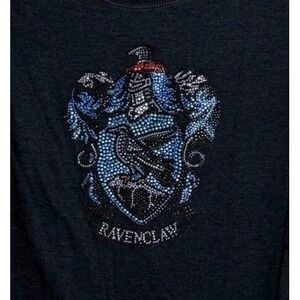 Universal Studios Harry Potter Ravenclaw Rhinestone Long Sleeve Shirt Small